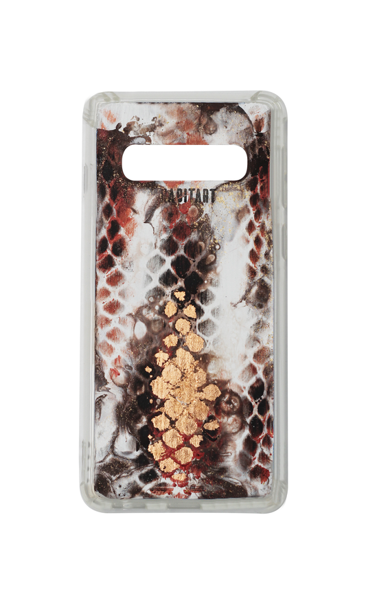s10 Brown Snake Print + Rose C747