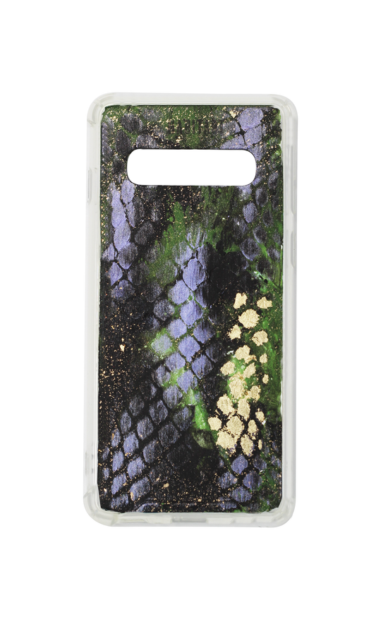 s10 Green Snake Print C748