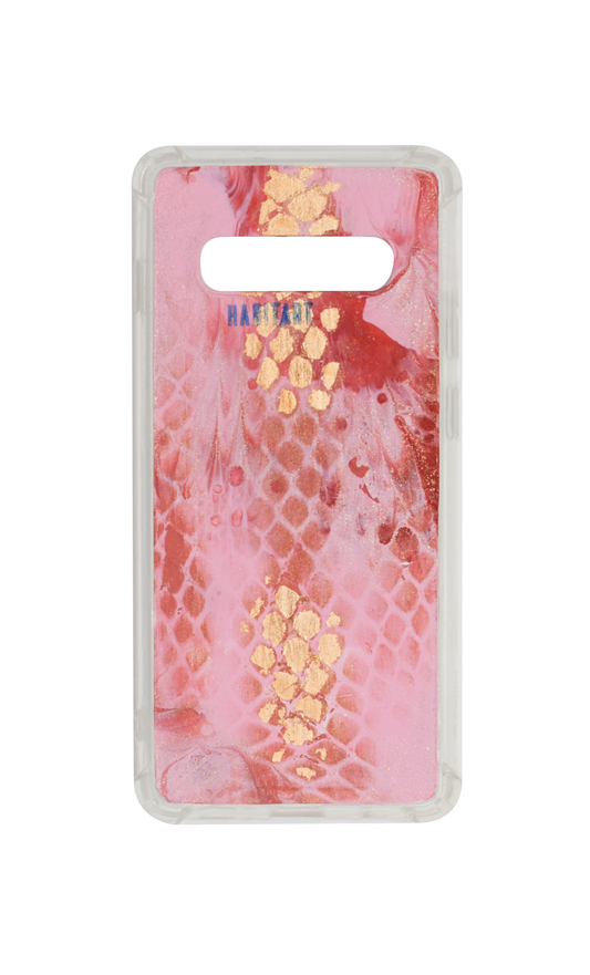 s10+ Rose Gold Snake Print D91