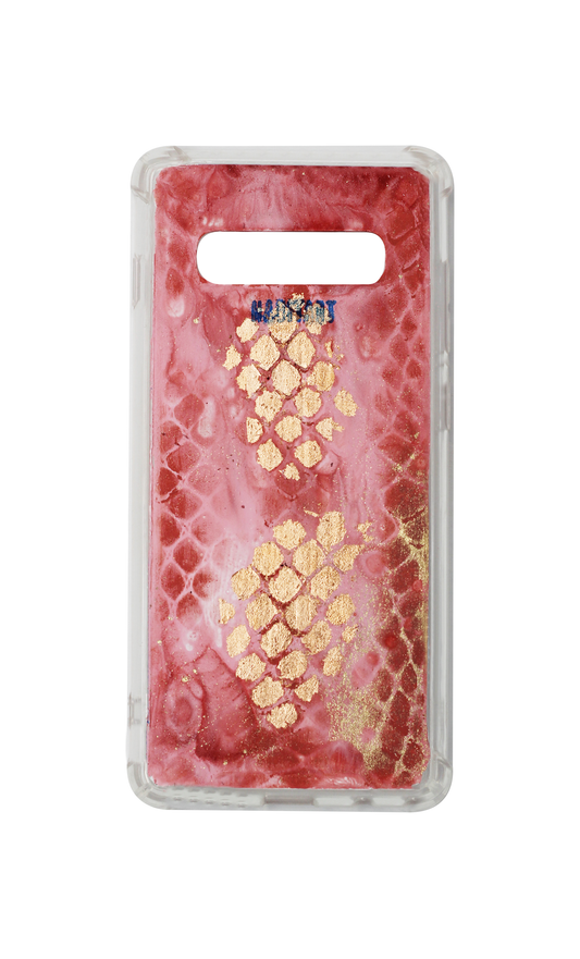 s10+ Rose Gold Snake Print C762