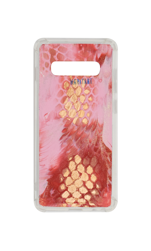 s10+ Rose Gold Snake Print D93