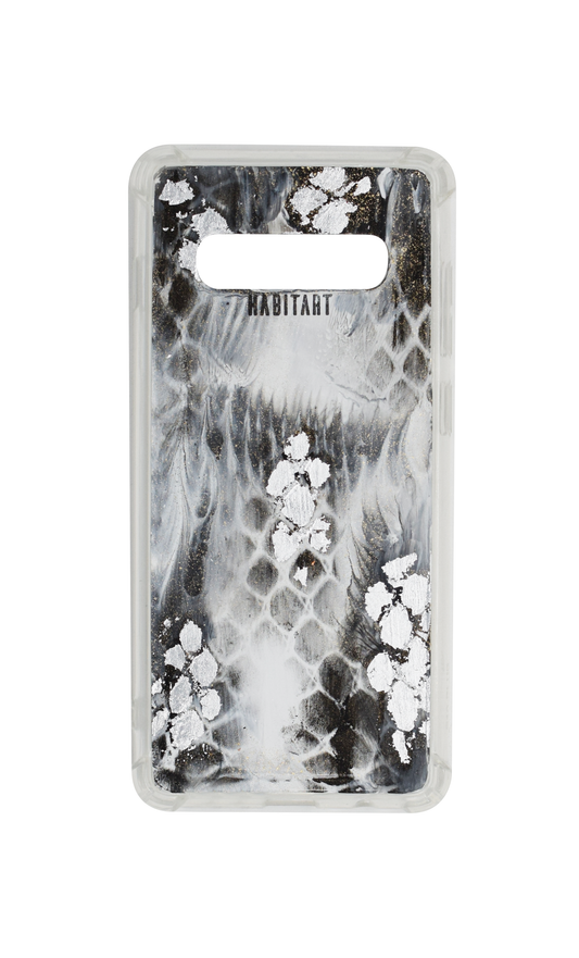 s10+ White Snake Print D86