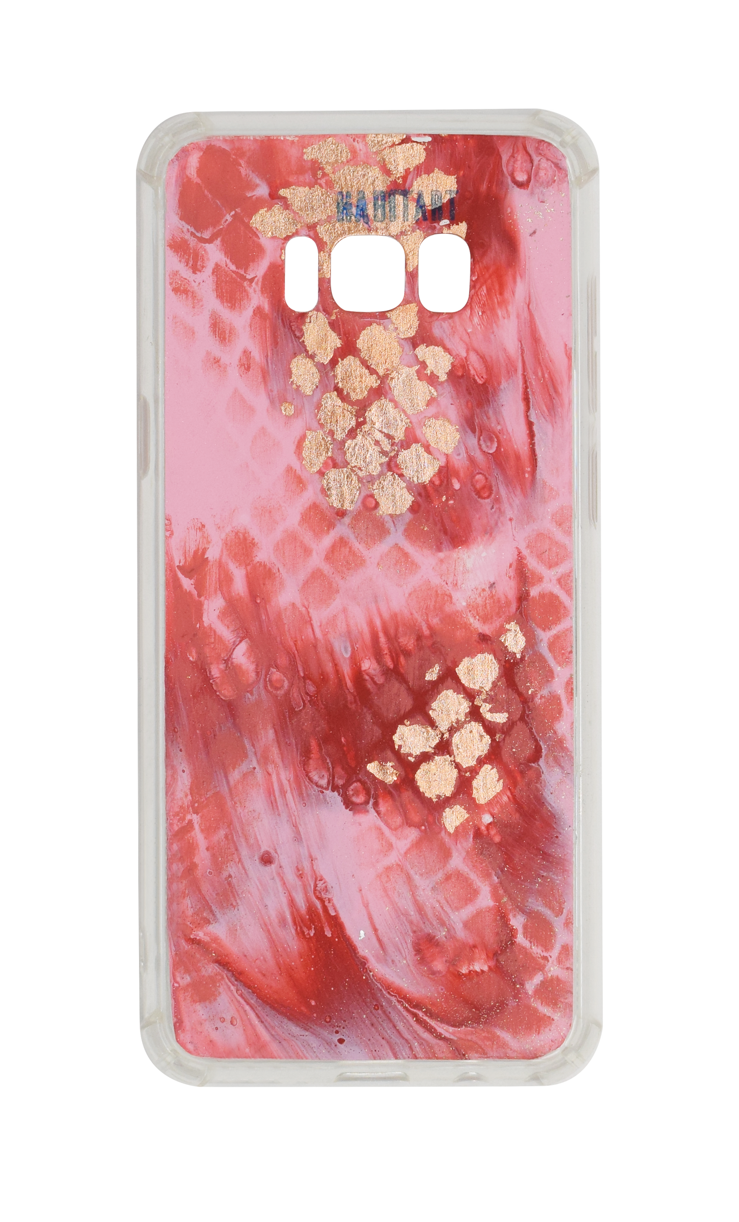 s8+ Rose Gold Snake Print D57