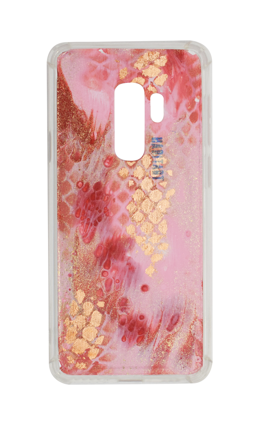 s9+ Rose Gold Snake Print D69