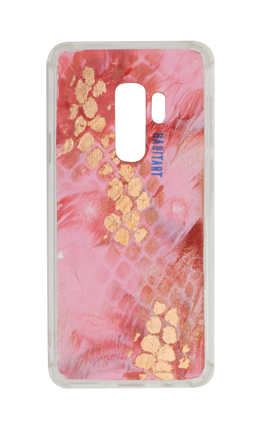 s9+ Rose Gold Snake Print D72